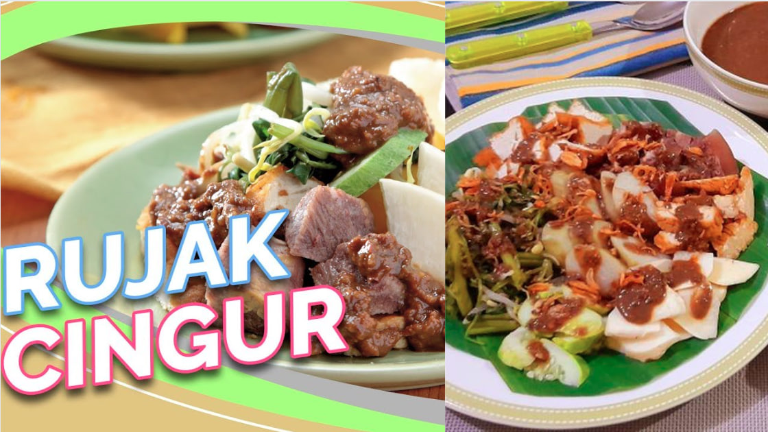 Rujak Cingur Khas Surabaya, Makanan Berbahan Cingur Sapi