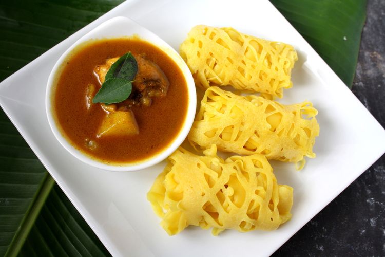 Hidangan Makanan Khasnya Masyarakat Melayu, Roti Jala