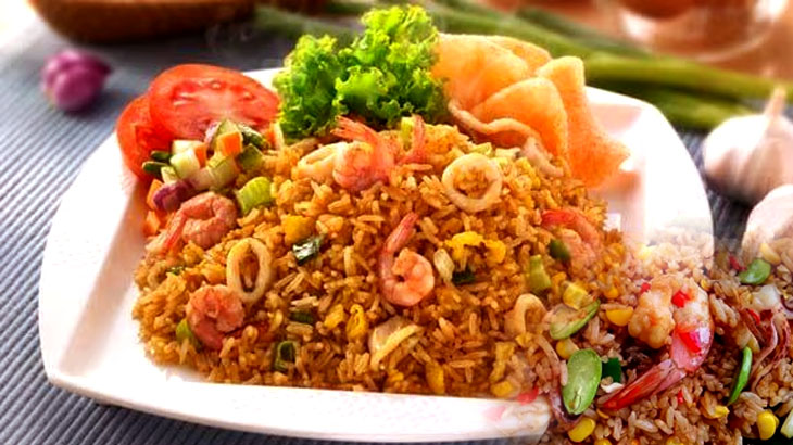 Nasi Goreng Seafood Spesial Komplit, Simple Namun Lezat